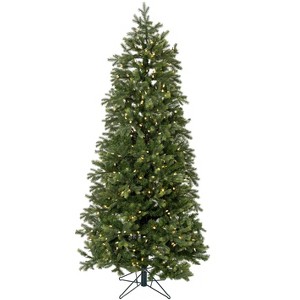 Perfect Holiday Prelit Slim Balsam Christmas Tree with Warm White Lights - 1 of 1