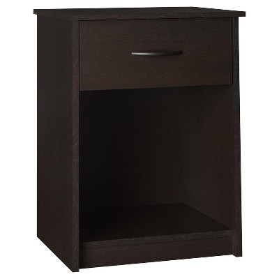 espresso nightstand target