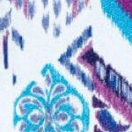 white multi batik