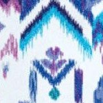 white multi batik