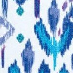 white multi batik