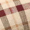 18"x18" Fall Plaid Square Toss Pillow Brown - Hearth & Hand™ with Magnolia - 3 of 4