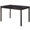 NicBex Dining Table Farmhouse Style Wood Rectangle Dining Table Wooden Dining Room Kitchen Furniture - 3 of 4