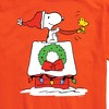 Men's - Peanuts - Snoopy & Woodstock House Sleigh Short Sleeve Graphic T-Shirt - 2 of 4
