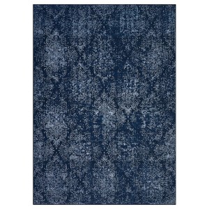 Coolmee  Machine Washable Area Rug Modern Abstract Design, Non-Shedding & Easy Care, Ideal for Entryway, Living Room, BedroomGray - 1 of 4