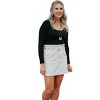 Women's Put it in the Bag Skirt - SHE + SKY - 3 of 3