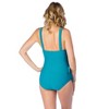 Women's Textured Spa Wide Strap Side Tie Sarong One Piece Swimsuit - Maxine of Hollywood - 2 of 2