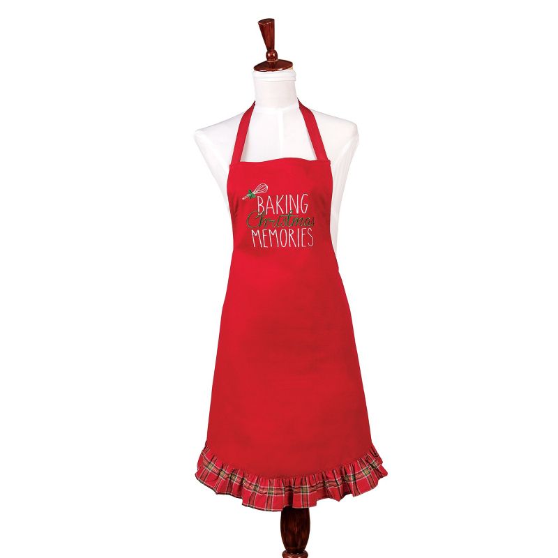 C&F Home Baking Xmas Memories Embroidered Apron, 1 of 5