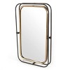 HomeRoots 28" Black And Gold Metal Tilting Accent Mirror - 4 of 4
