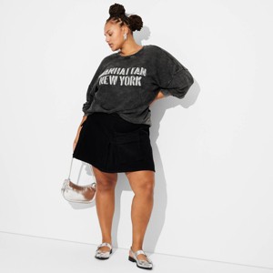 Women's Oversized Sweatshirt - Wild Fable™ - 1 of 4