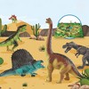 PICASSO-TILES 32 Piece Dinosaur Action Figures Toys with Play Mat Set, STEM Toys for Kids 3+ - 2 of 4