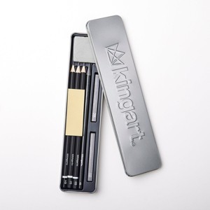 KINGART Sketching Tin Set, 9 pc - 1 of 4