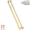 Modern Gold Push Pull Door Handle – Long Stainless Steel Handle for Glass, Shower, Barn, or Wooden Doors – Contemporary Entry Handle for Home - 4 of 4