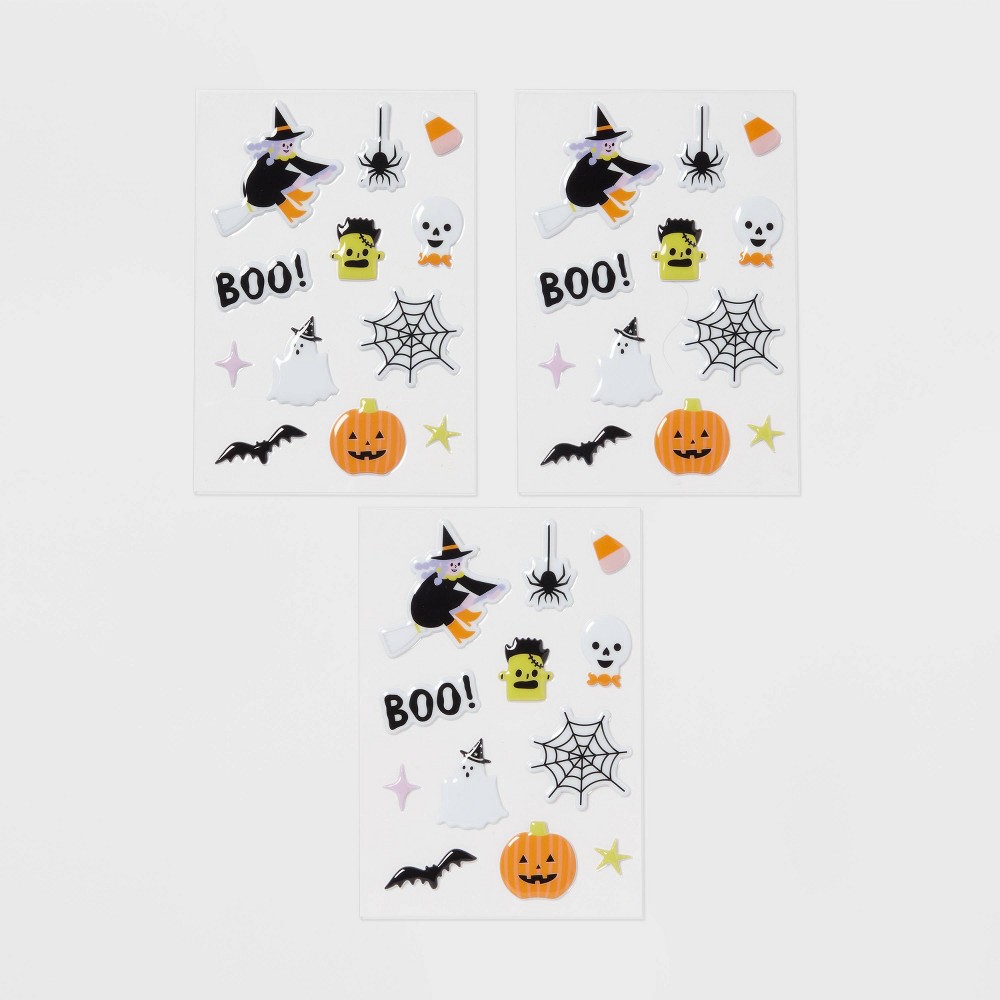 3 Sheets Halloween Stickers - Spritz™