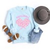 Simply Sage Market Women's Garment Dyed Graphic Sweatshirt Pickleball Flowered Paddles - XL - Chambray - 2 of 2