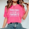 Simply Sage Market Women's Pickleball Is My Favorite Season Short Sleeve Garment Dyed Tee - 2 of 2