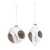 Melrose Beaded Glass Pinecone Ornament (Set of 6) - 2 of 3