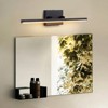 Rennnsan Dryvane 24"W Hardwired Linear Aluminum Modern LED Dimmable Wall Sconce in Black - 2 of 4