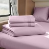 Nestl RV Queen Sheets, Super Soft 4PC Microfiber Sheet Set for Camper, Short Queen Sheets - 2 of 4