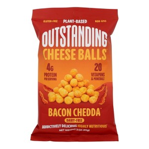Outstanding Foods - Cheese Balls Bacon - Case of 8-3 OZ - 1 of 1