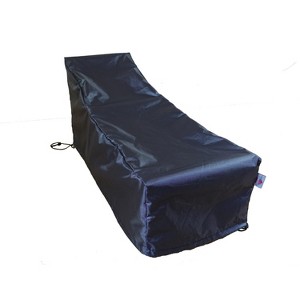 Gold 2-Layer Outdoor Chaise Lounge Cover 73" x 28" x 18"/22.5"/37" Charcoal Gray by Shield - 1 of 4