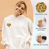 Unique Bargains Iron On Durable DIY Clothing Heart Rhinestone Patches 26 Pcs - 3 of 4