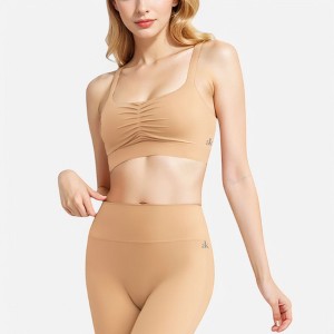 Anna-Kaci Active Women's Strappy Back Sports Bra with Crisscross Design - 1 of 4