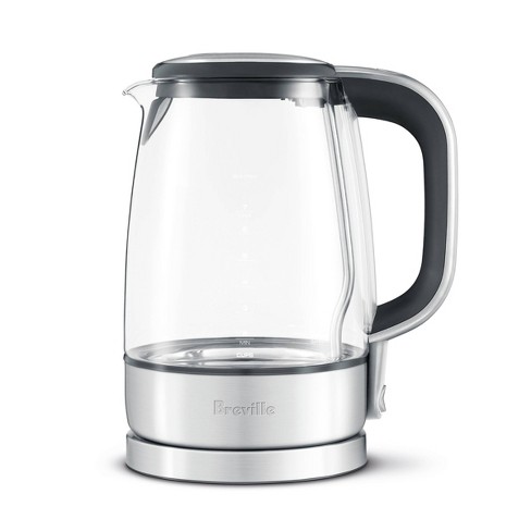 Oster - Glass Kettle with Tea Infuser, 1.7 Litre Capacity, 5 Temperature  Settings, Stainless Steel