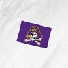 NCAA East Carolina Pirates White Out Silk Touch Robe Small/Medium - 4 of 4