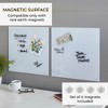 ECR4Kids MessageStor Magnetic Dry-Erase Glass Board with Magnets, 17.5in x 17.5in, 2-Pack - 3 of 4