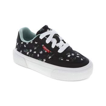 Levi's Toddler Maribel Floral Twill Canvas Lace Up Lowtop Casual Sneaker Shoe