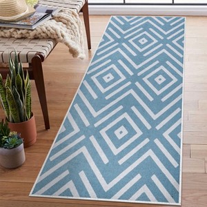 Sussexhome Non Skid Cotton Washable Laundry Room Indoor Runner Rug, 20" x 59" - 1 of 4