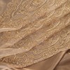 RT Designers Collection Dayton Emb Attached Valance Backing Blackout Window Curtains 50" x 84" Gold/Gold - 4 of 4