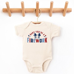 The Juniper Shop Baby You're A Firework Stars Baby Short Sleeve Bodysuit - 1 of 4