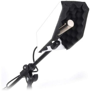 Drum Microphone Guard Shield for Sound Isolation with Adjustable Height, Portable Design, Compatible with All Microphones - 1 of 4
