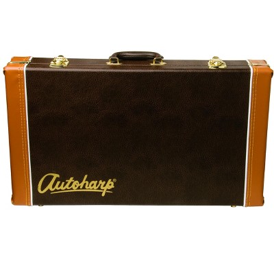 Oscar Schmidt AC449 Hardshell Auto Harp Case. Brown