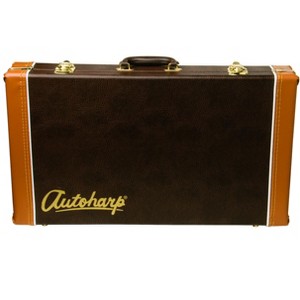 Oscar Schmidt AC449 Hardshell Auto Harp Case. Brown - 1 of 4