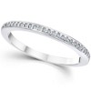 Pompeii3 1/10ct Pave Diamond Wedding Ring 14K White Gold - 3 of 4