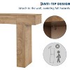47-Inch Long Console Table with Drawer, Wooden Rectangular Sofa Table Behind The Couch, Industrial Farmhouse Entryway Foyer Hallway Tables - 3 of 4