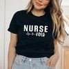Simply Sage Market Women's Nurse Vibes Heartbeat Short Sleeve Graphic Tee - 2 of 3