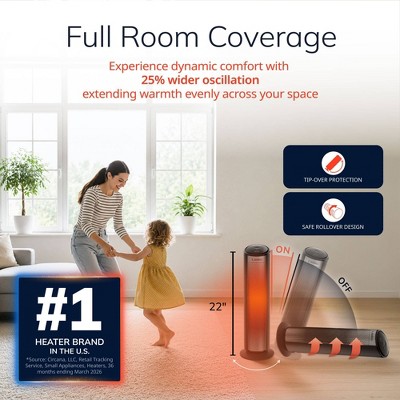 Lasko 22'' Digital Ceramic Tower Heater — detail 1