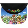 Nintendo Super Mario Embroidered Character Group Youth Adjustable Snapback Hat - 2 of 3