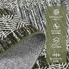 Acekool Modern Geometric Area Rug, Washable Non Slip Soft Low Pile Carpet, Distressed Bordered Foldable Accent Mat for Living Room Bedroom - 3 of 4