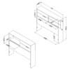 HomeStock Laminated Particleboard Twin Kids Headboard with Storage - 4 of 4