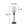 Pacific Coast Lighting Menlo Lane 25 1/2" Black and Brass Accent Lamp - image 3 of 3