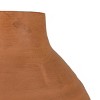 9" Zeke Round Natural Handthrown Terracotta Decorative Home Vase - 3 of 4
