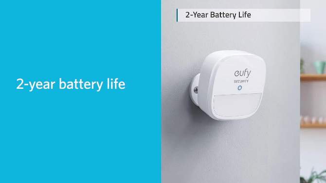 eufy Security by Anker Smart Battery Powered Motion Sensor, 2 of 10, play video