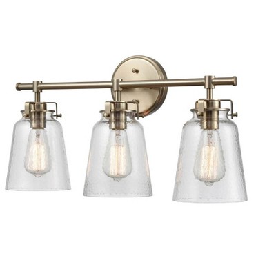 Millennium Lighting Amberose 3 - Light Vanity in  Modern Gold
