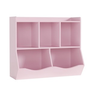 3-Tier MDF Toy Storage Organizer - 5-Section Kids Bookshelf | Daycare & Nursery Furniture - 1 of 4