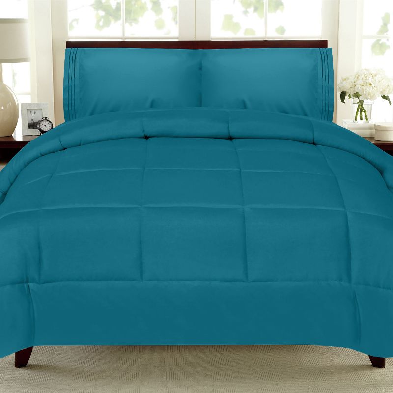 Sweet Home Collection Down Alternative Comforter All Season Warmth Luxurious Plush Loft Microfiber Fill Duvet Insert Bedding, 1 of 2